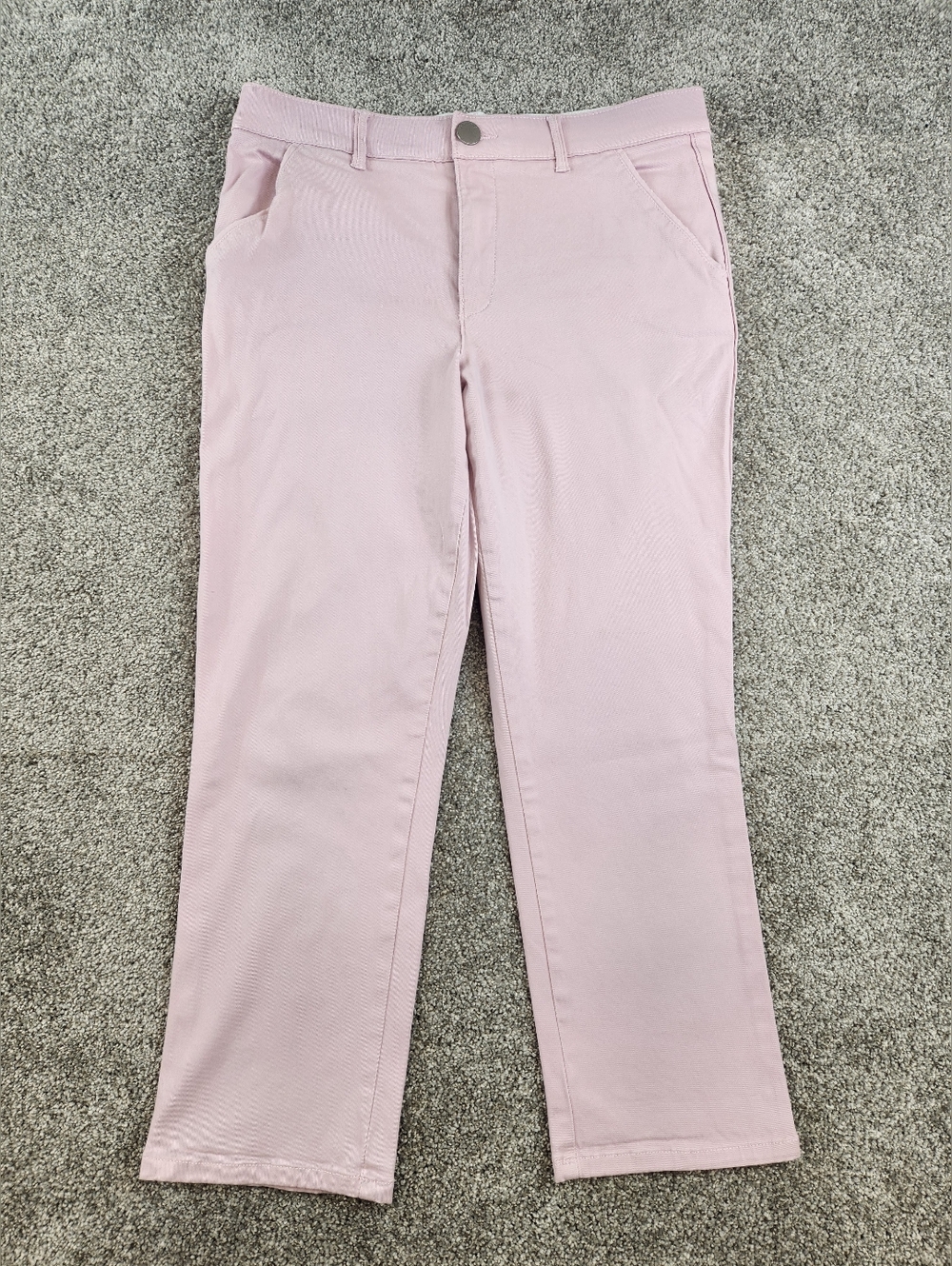 Democracy Jeans Women’s Size 12 Light Pink Absolution Stretch Ankle